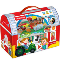 Fisher-Price 费雪 FPP008 迷你农庄 轻粘土橡皮泥 *2件