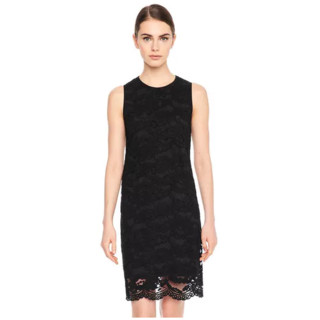 Karl Lagerfeld Paris Sleeveless Lace Shift 女士连衣裙