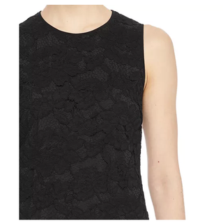 卡尔·拉格斐Karl Lagerfeld Paris Sleeveless Lace Shift 女士连衣裙