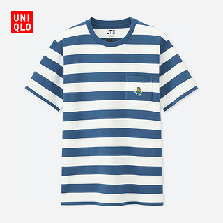 UNIQLO 优衣库 UT MINIONS BS 409516 男士口袋T恤 浅黄色 S 
