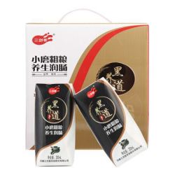三剑客 黑养道 粗粮无蔗糖原味牛奶饮品 200ml*8盒