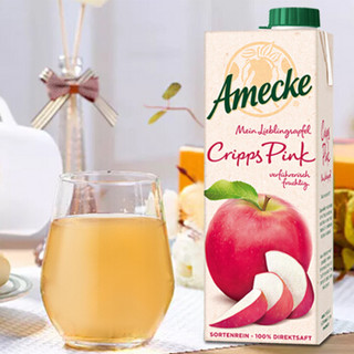 Amecke 爱美可 100%NFC 克里普斯粉红苹果汁 750ml*2盒