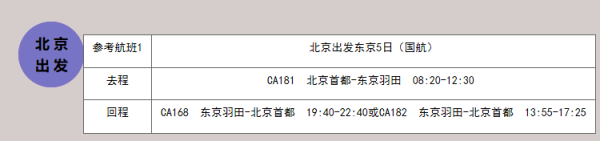 北京/上海-日本东京5天4晚自由行 含往返含税机票及酒店入住