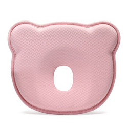 MOOACE 慕仕 婴儿防偏头定型枕 0-1岁 粉红色