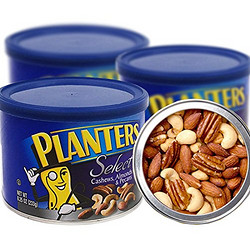 PLANTERS 绅士 混合坚果 233g*4罐（腰果，巴旦木，碧根果）