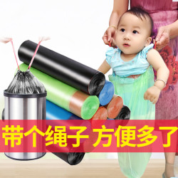 汉世刘家 自动收口垃圾袋 中号 60只