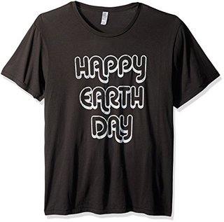 ALTERNATIVE Happy Earth Day 男士有机纯棉T恤 XL