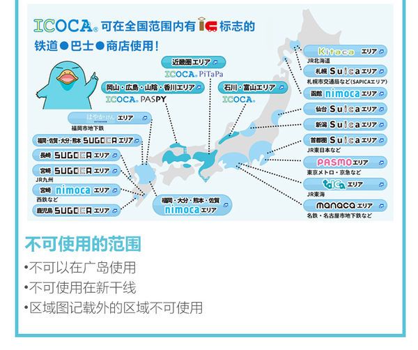424生活旅行日：日本大阪关西ICOCA卡 交通购物卡 