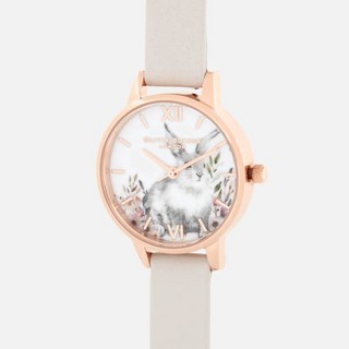 OLIVIA BURTON ILLUSTRATED ANIMALS 兔子图案时装腕表