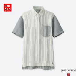 优衣库 UNIQLO 优衣库 JWA PJ 409784 男士麻棉衬衫