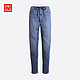 限S码：UNIQLO 优衣库 403622 EZY DENIM牛仔裤