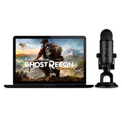 Blue Microphones Yeti USB电容麦克风 Blackout 版 + 《Tom Clancy’s Ghost Recon® Wildlands（幽灵行动:荒野）》游戏