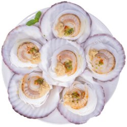 ZONECO SEAFOOD 獐子岛 蒜蓉粉丝扇贝 400g 12只