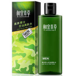 INOHERB 相宜本草 黑茶男士控油爽肤水 200ml