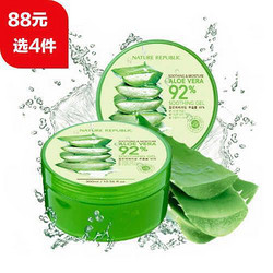 NATURE REPUBLIC 自然共和国 晒后修复保湿滋润芦荟胶 300ml *4件