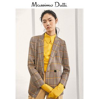  Massimo Dutti 06028555742 限量版格纹西装