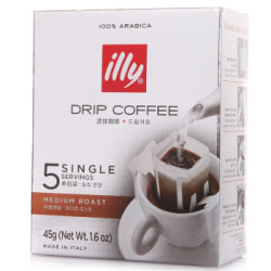 意大利进口 意利(illy) 咖啡粉中度烘焙45g *3件