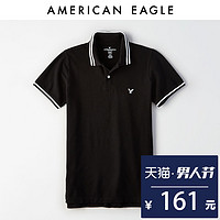 American Eagle 3510_8748 男士条纹短袖 Polo衫 M