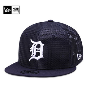 NEW ERA MLB 底特律 老虎队 男士网眼平檐可调节棒球帽