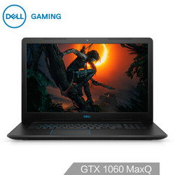 DELL 戴尔 游匣 G3 17.3英寸游戏本（i7-8750H、16GB、256GB+2TB、GTX 1060 Max-Q）