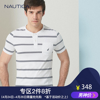 NAUTICA NA002264 男士条纹亨利衫