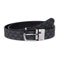 阿玛尼EMPORIO ARMANI Y4S074 YKL3J 86526 男士PVC针扣腰带 