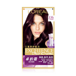 L'OREAL PARIS 巴黎欧莱雅 卓韵霜染发霜3.16号 *2件