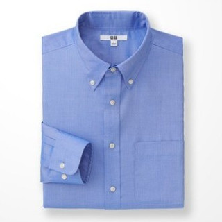 UNIQLO 优衣库 191903 男士牛津纺衬衫 