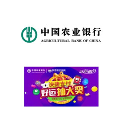 农业银行 快捷支付抽奖