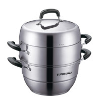 限地区：SUPOR 苏泊尔 SZ26V1 巧易取三层不锈钢复底蒸锅 26cm +凑单品