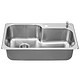 科勒 KOHLER 密顿水槽单槽 台上厨盆洗菜盆洗碗池K-45925T-2KD-NA