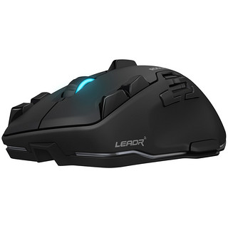 ROCCAT 冰豹 leadr 钛鲨豹 2.4G无线鼠标 12000DPI RGB 黑色