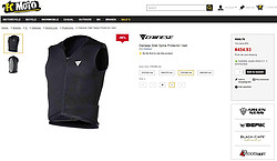 Dainese Gilet Spine Protector Vest 护甲背心