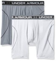 凑单品、限M码：UNDER ARMOUR 安德玛 Iso-Chill Mesh 男士内裤 两条装