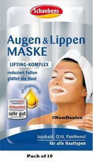 Schaebens Eyes & Lips Mask - Pack of 10 