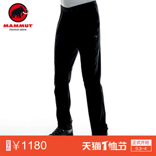 MAMMUT 猛犸象 1022-00270 男士长裤 黑色 L 