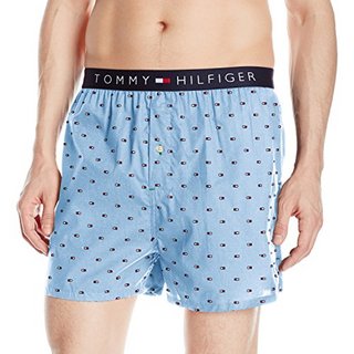 TOMMY HILFIGER 男士梭织四角内裤