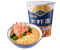 和厨 方便面 北海道大虾面 FD冻干非油炸泡面