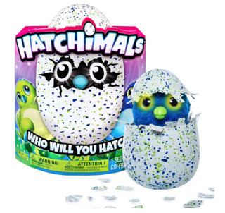 HATCHIMALS 哈驰魔法蛋 孵化智能电子宠物（绿色/紫色）