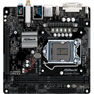 ASRock 华擎 B360M-ITX/ac 主板