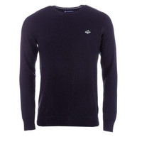 Le Shark 男士纯棉圆领长袖针织衫