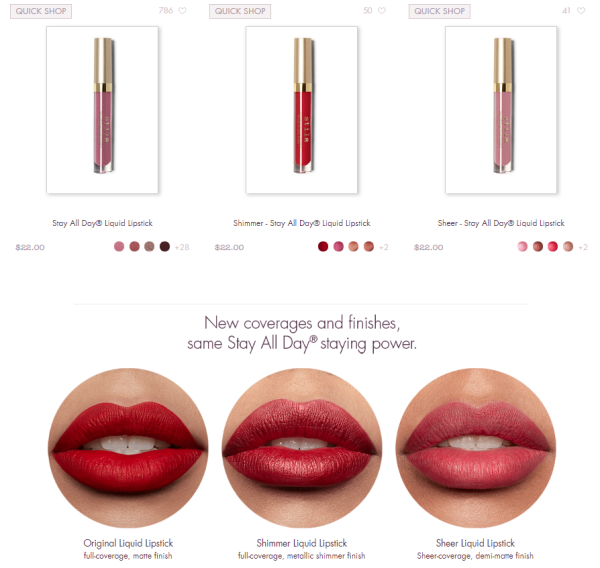 Stila Cosmetics 精选唇釉专场 母亲节闪促