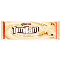 Arnott’s Timtam 雅乐思 经典白巧克力夹心饼干165g 袋装 澳大利亚进口零食 威化