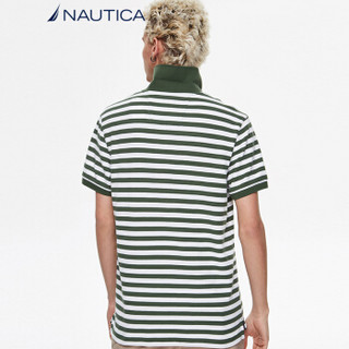 NAUTICA 诺帝卡 KM8102 男士条纹POLO衫 S