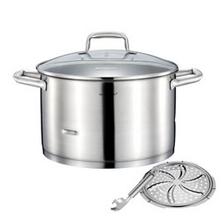 Momscook  LY28ST17 不锈钢单层蒸锅 9L +凑单品