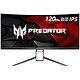 移动专享：acer 宏碁 Predator 掠夺者 X34P 34英寸 IPS曲面电竞显示器（3440×1440、G-Sync、120Hz）