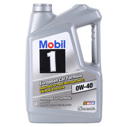 Mobil 美孚 1号 全合成机油 0W-40 SN级 4.73L+伊维宝洁面乳+ 艾斯达维生素60片201.18元含税包邮 +凑单品