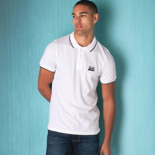 ucla男士纯棉短袖polo衫