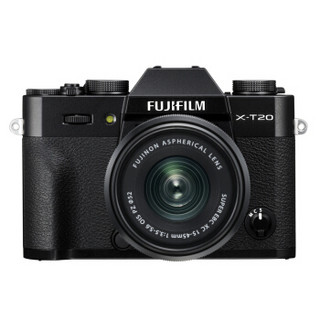 FUJIFILM 富士 X-T20（XC15-45mm F3.5-5.6） 无反相机套机 黑色