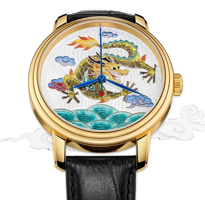 北京手表 中华文化系列 BG950001 珐琅龙图案 男士自动机械腕表
